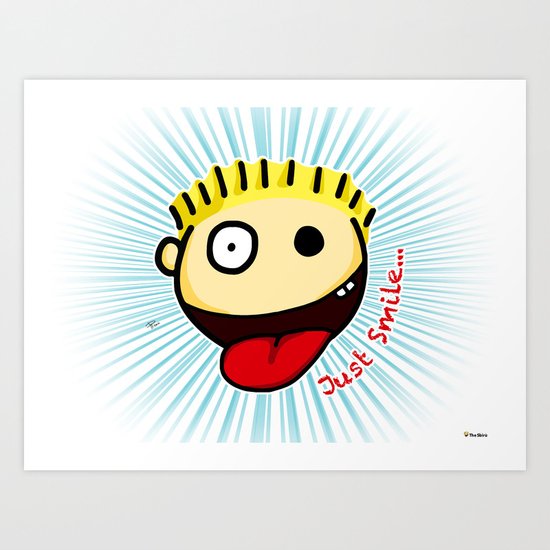 The Sbirù - Just Smile... Art Print