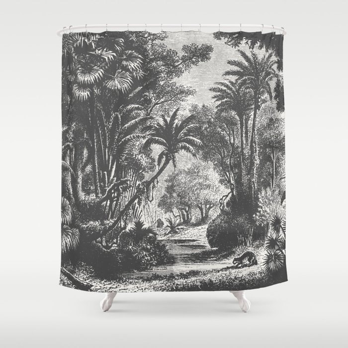 Indian Jungle Shower Curtain