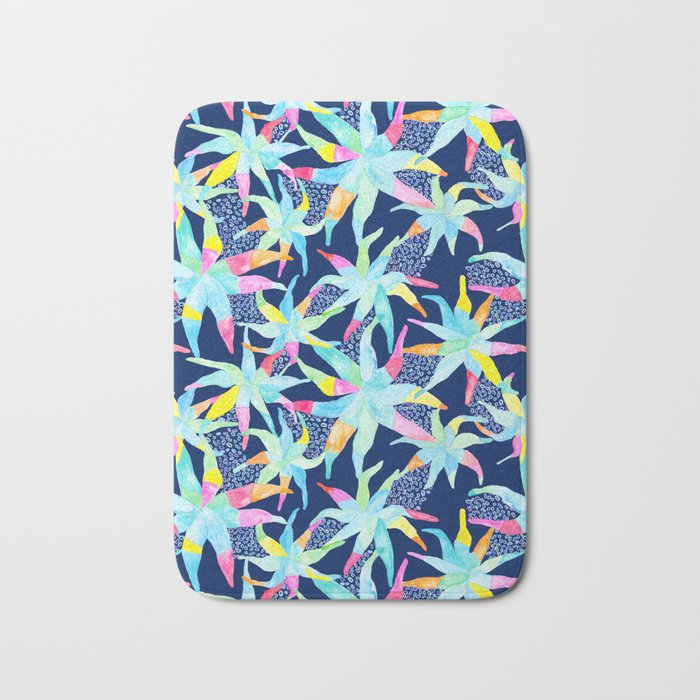 Starfish Blue Bath Mat