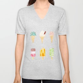 ice cream selection V Neck T Shirt
