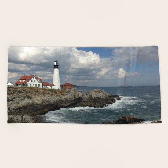Light House Beach Towel