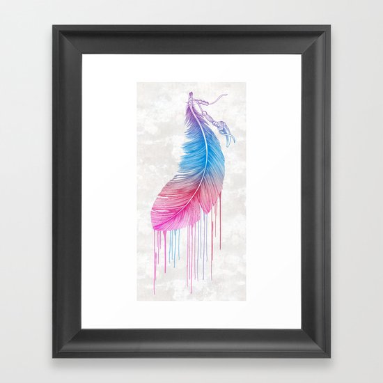 Colors of a Feather Framed Art Print