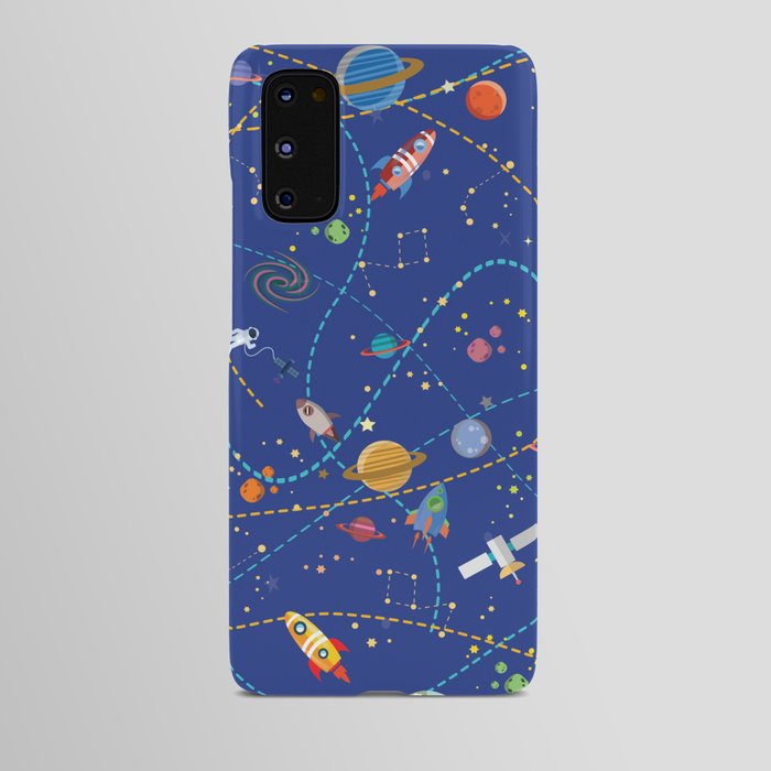 Space Rocket Pattern Android Case