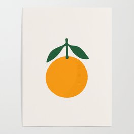 Orange Summer Citrus Poster