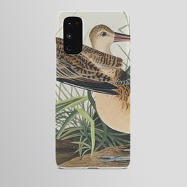 Great Marbled Godwit from Birds of America (1827) by John James Audubon  Android Case