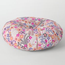 bucket of blooms Floor Pillow