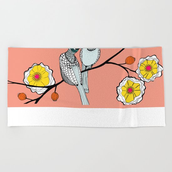 fresh love Beach Towel