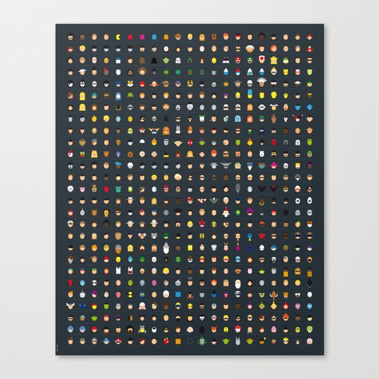Famous Capsules - THE VERY BIG ONE Canvas Print