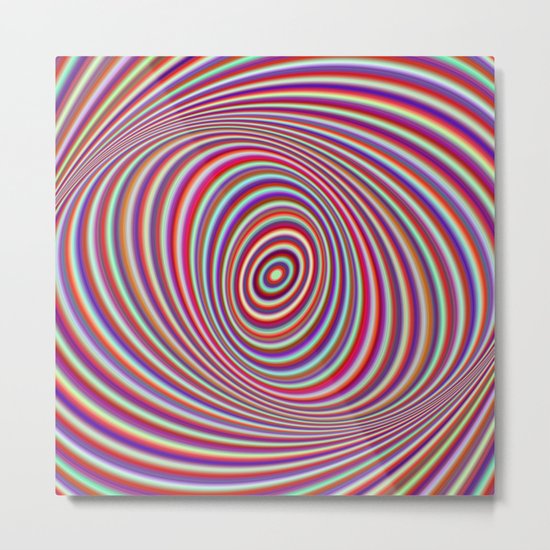 Neon hypnosis Metal Print