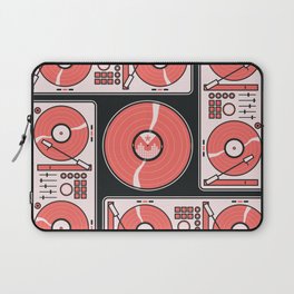Record Player Square Laptop Sleeve