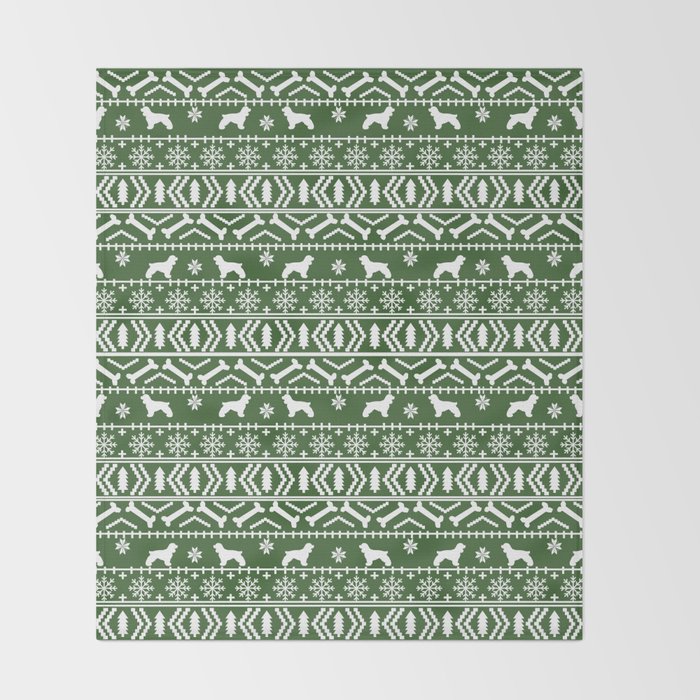 Er Spaniel Fair Isle Christmas Pattern Dog Breed Holiday Gifts Er Spaniel Fair Isle Christmas