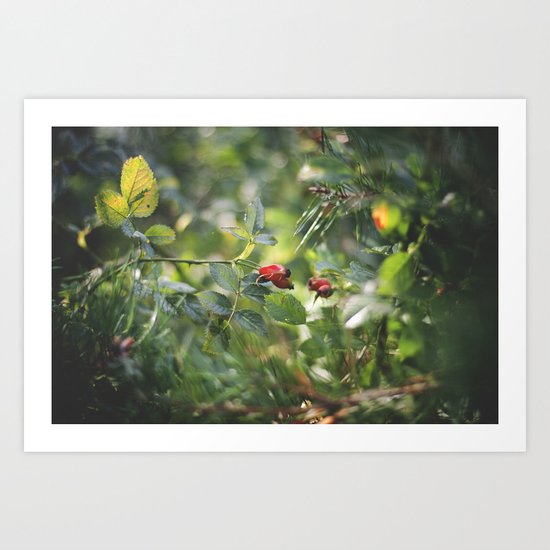 Blood Red Moon Art Print