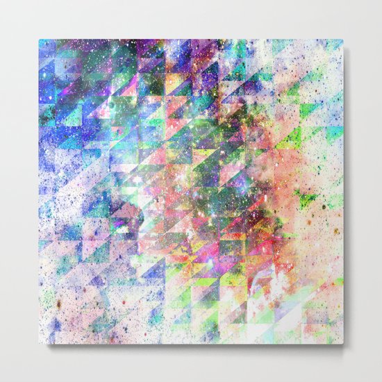 GLITCHED Metal Print