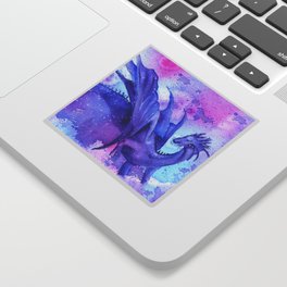 Purple Dragon Sticker