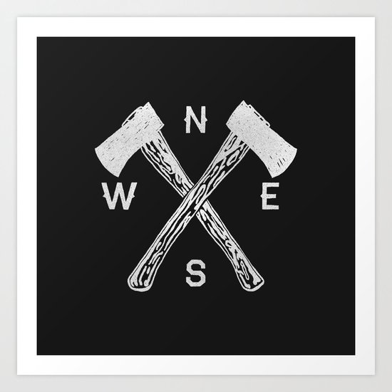 Compass 2 Art Print