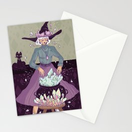 Crystal Witch Stationery Cards