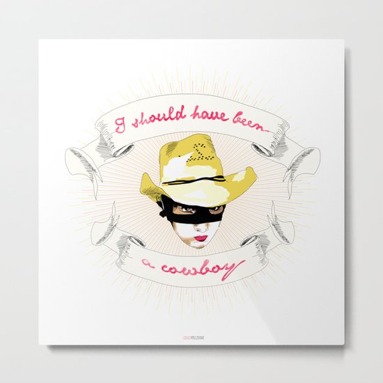 Cowboy Metal Print