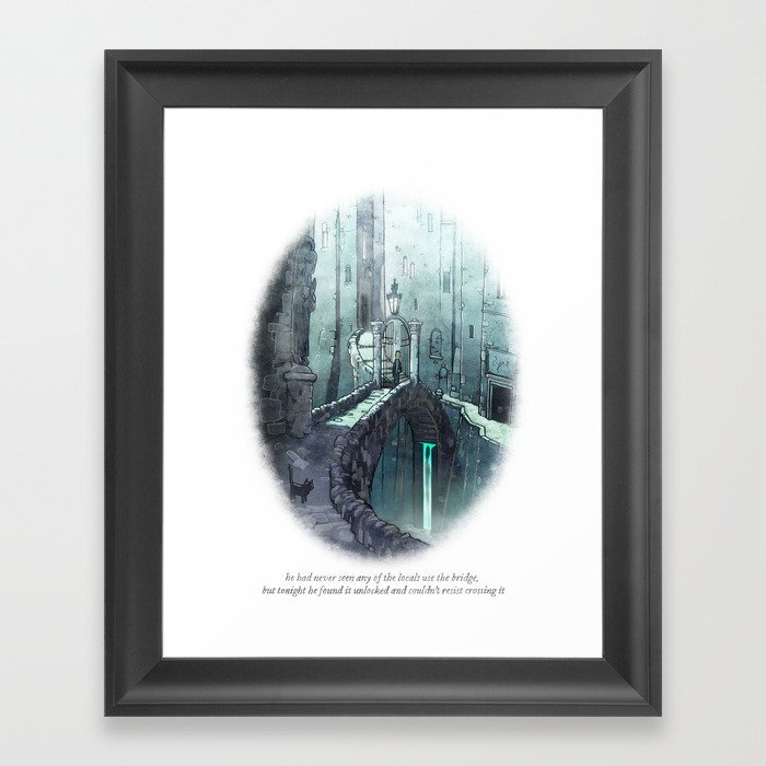 Behind You 54 Framed Art Print