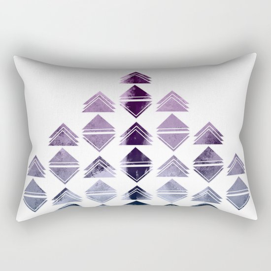 Rhombus triangles Rectangular Pillow