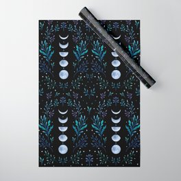 Moonlight Garden - Blue Wrapping Paper