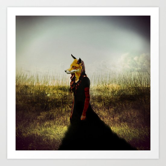 Eyes On The Prize | Fox Lady Art Print