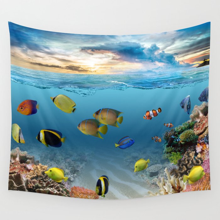Coral reef 2025 tapestry
