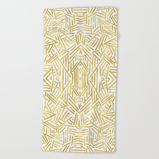 Radiate - Gold Beach Towel