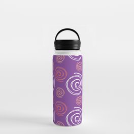 Twirly Swirly Purple Water Bottle