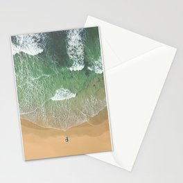 Aerial Beach View Stationery Card