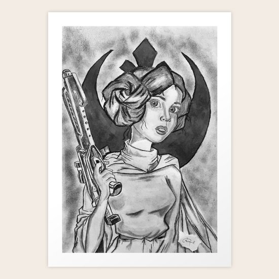 Princess Leia Art Print