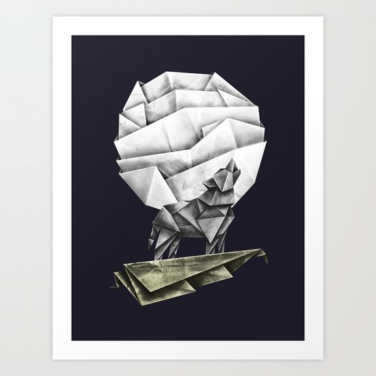 Wolfpaper Art Print