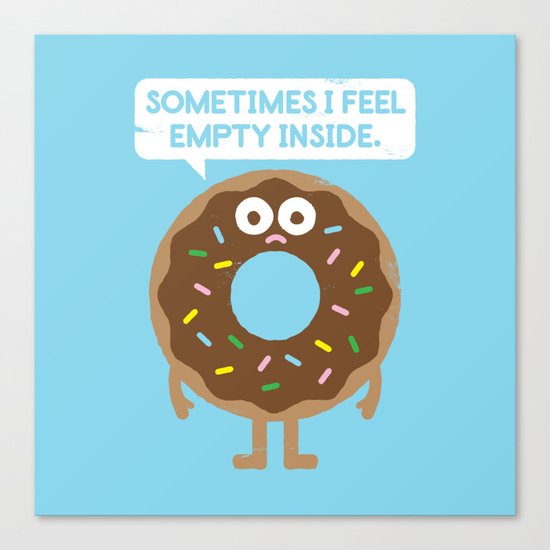 It's Not All Rainbow Sprinkles... Canvas Print