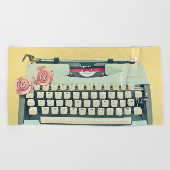 The Typewriter Beach Towel