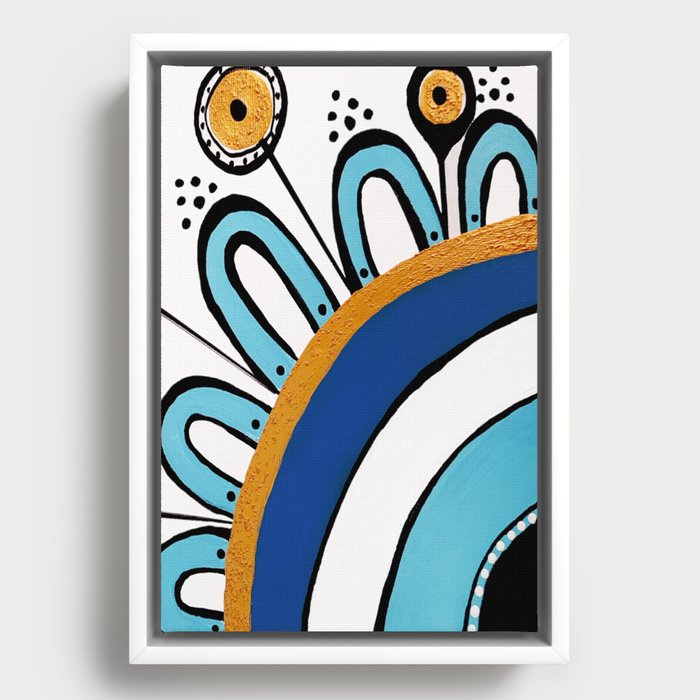 Turkish eye / Ojo turco 02 Framed Canvas