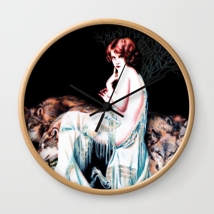 Tell The Wolves Wall Clock