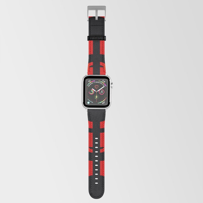 Coral Rainbow Arches Apple Watch Band