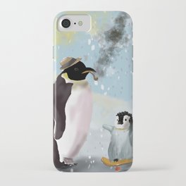 Penguin Parenting iPhone Case