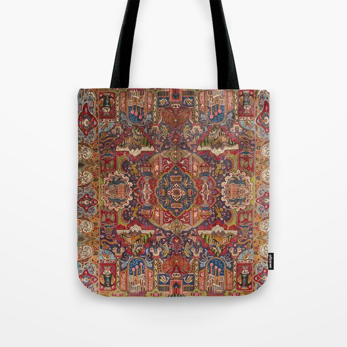 Regal Antique Persian Kashmar Tote Bag