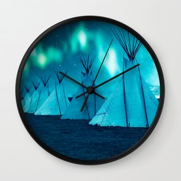 Northern Lights  Wall Clock