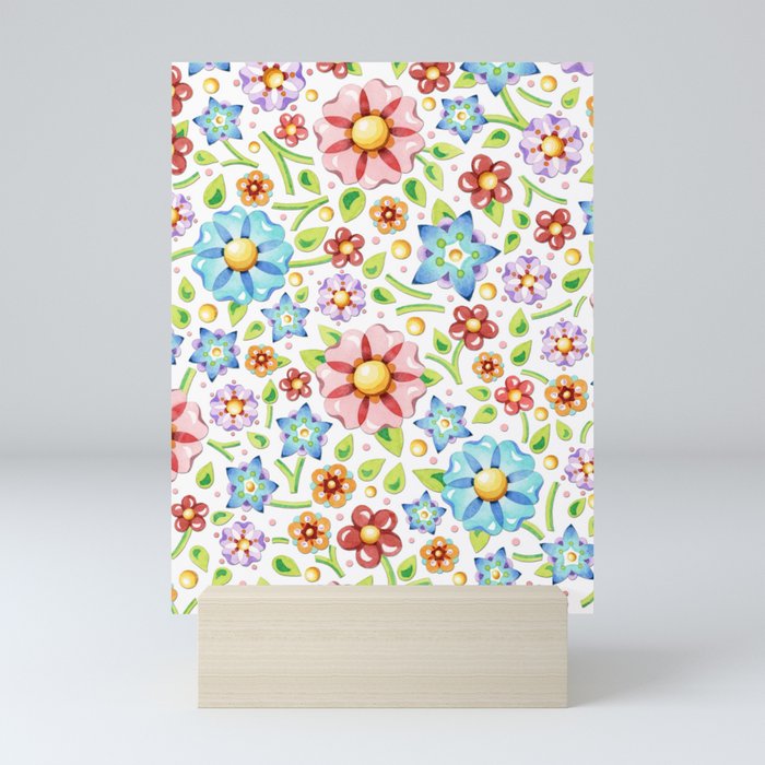 Flower Meadow Mini Art Print