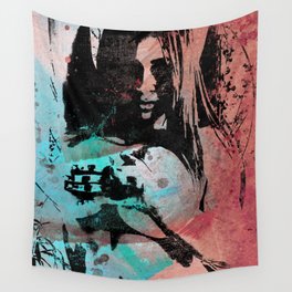 Wills Dissolve I | sexy nude girl graffiti painting Wall Tapestry