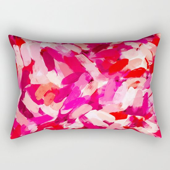 Ada Abstract Brushstrokes Rectangular Pillow