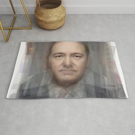 Kevin Spacey Portrait Overlay Rug