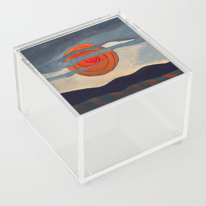 Red Sun - Arthur Dove Acrylic Box