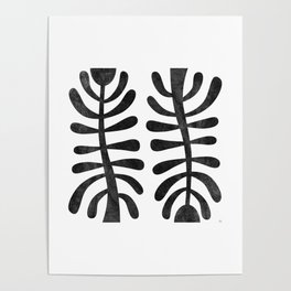 Matisse black and white Poster