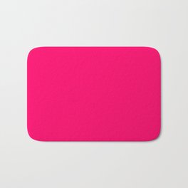 Hot Pink Color Bath Mat