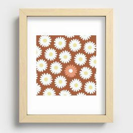 Special and unique daisy pattern 14 Recessed Framed Print