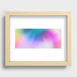 Creative dynamic blur Recessed Framed Print