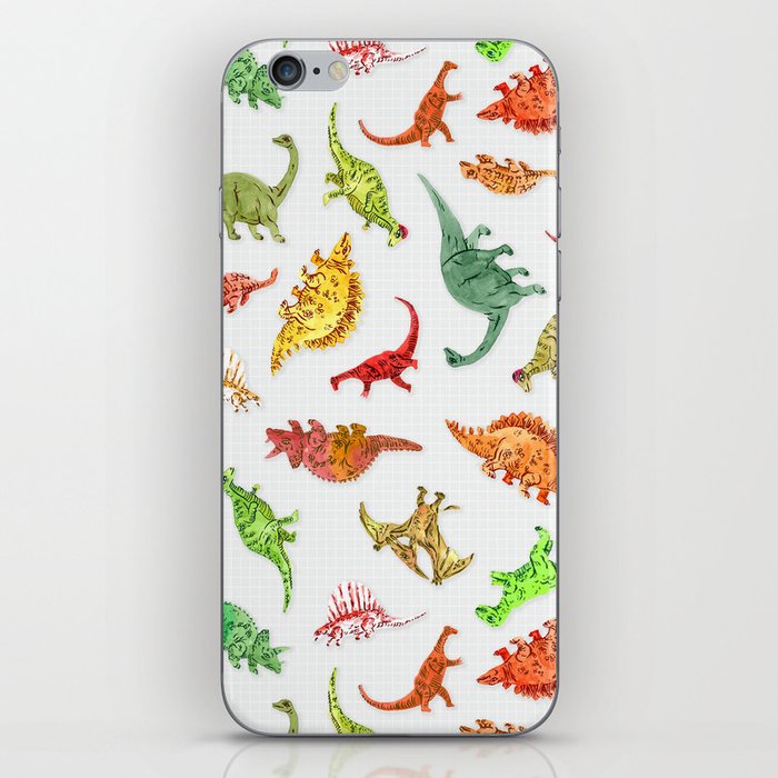 Dinosaur Party Pattern iPhone Skin