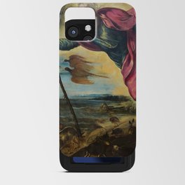 Tintoretto (Jacopo Robusti) "Creation of the animals" iPhone Card Case